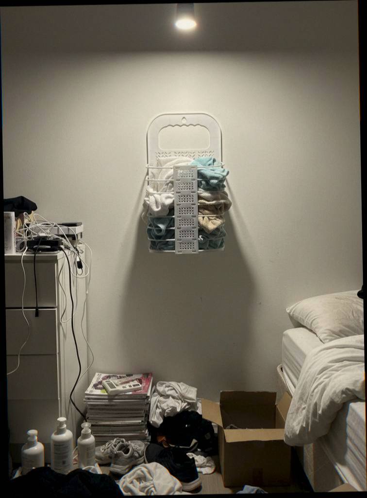 Clean wall after hook removal
