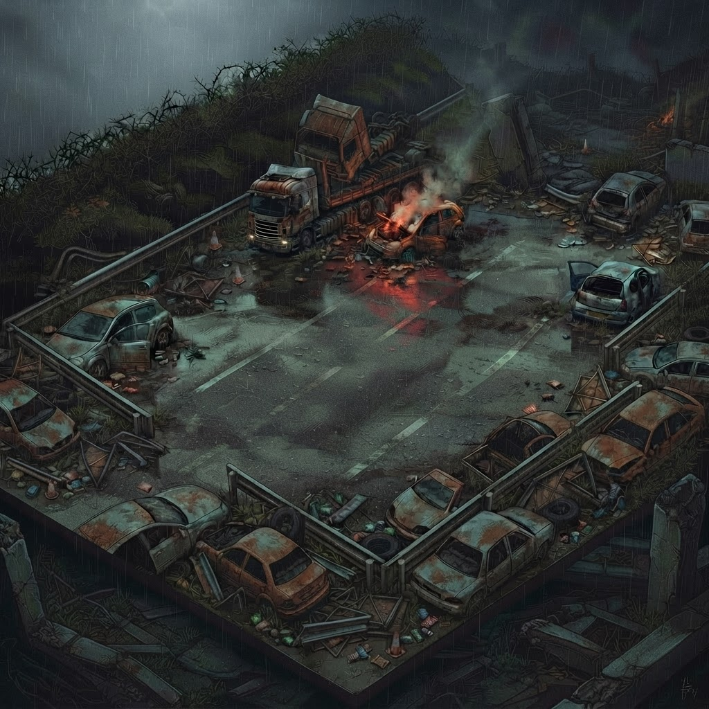 Image: Repaint this exact scene as a photorealistic paint
