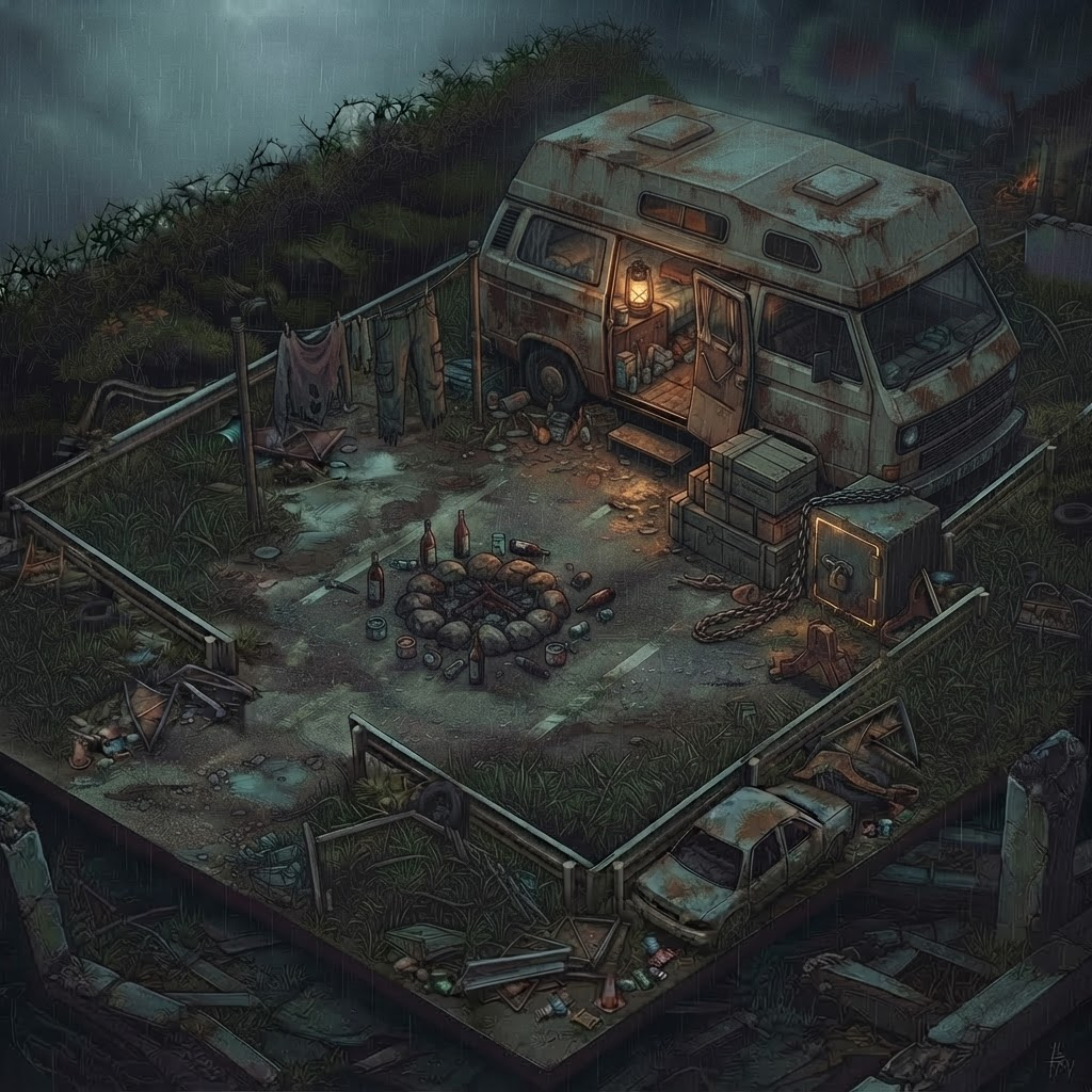 Image: Repaint this exact scene as a photorealistic paint