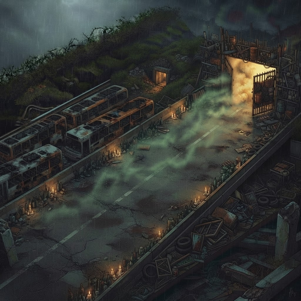 Image: Repaint this exact scene as a photorealistic paint