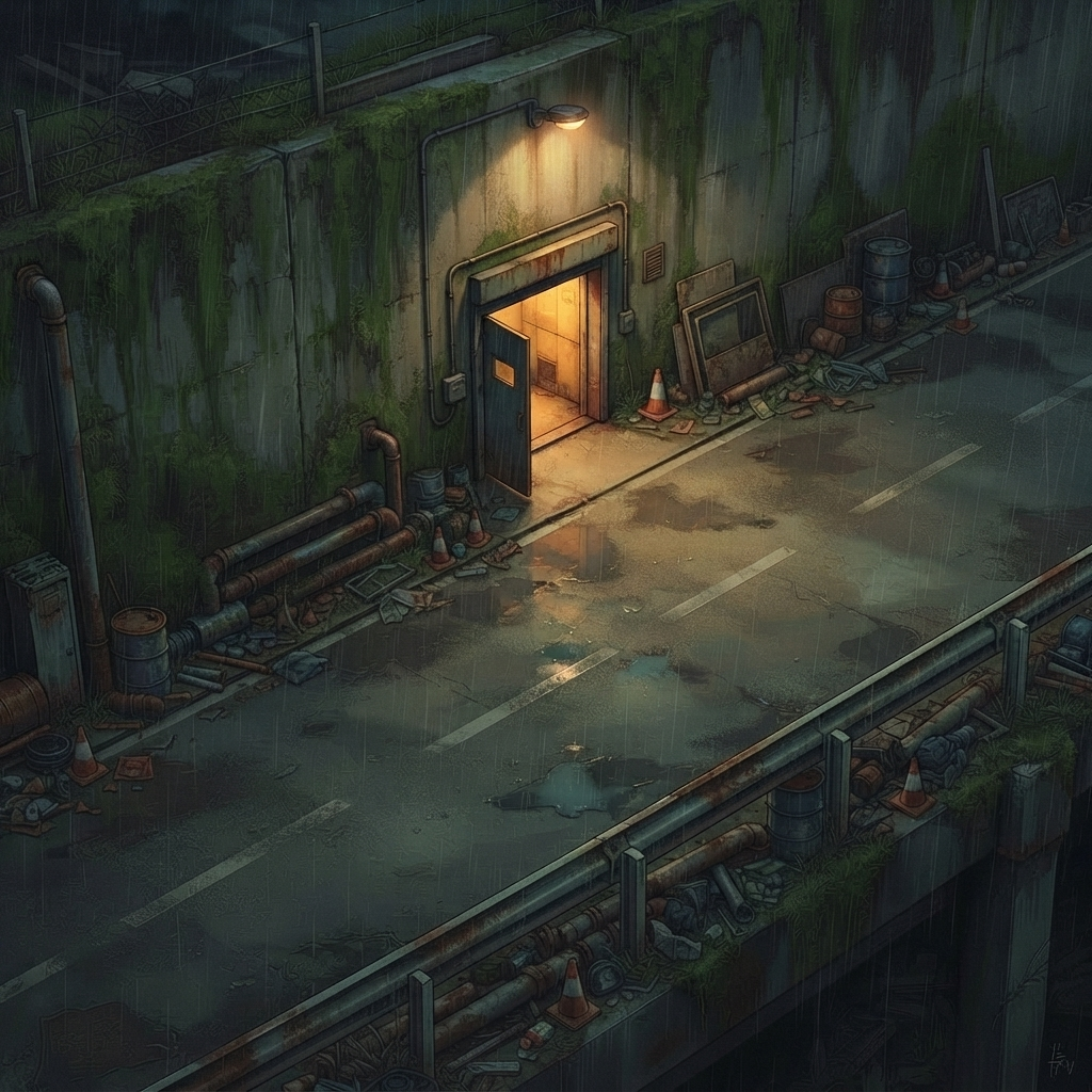 Image: Repaint this exact scene as a photorealistic paint