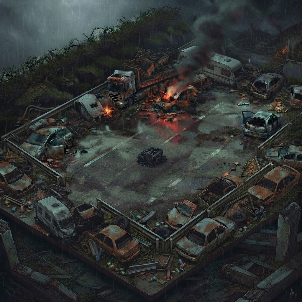 Image: Repaint this exact scene as a photorealistic paint