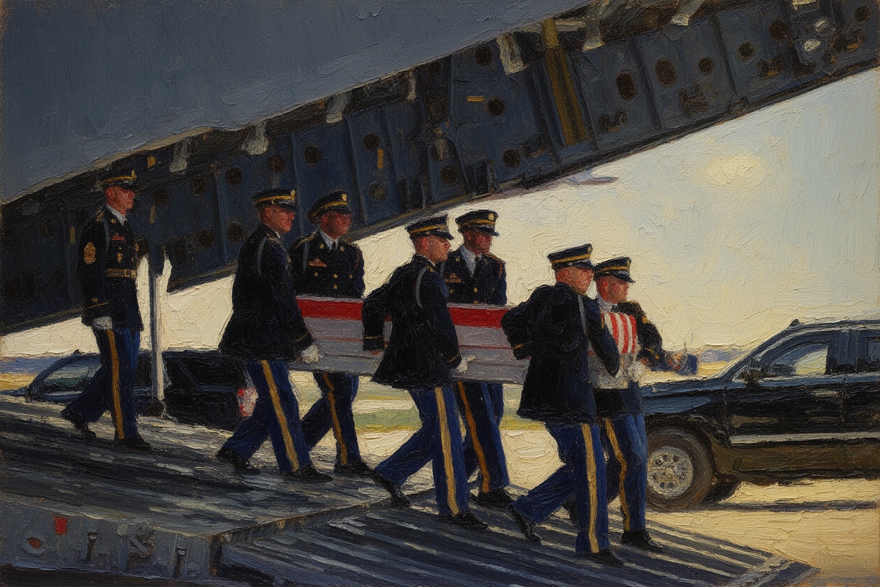 4 US Soldiers Killed in Iran Return Home in Caskets