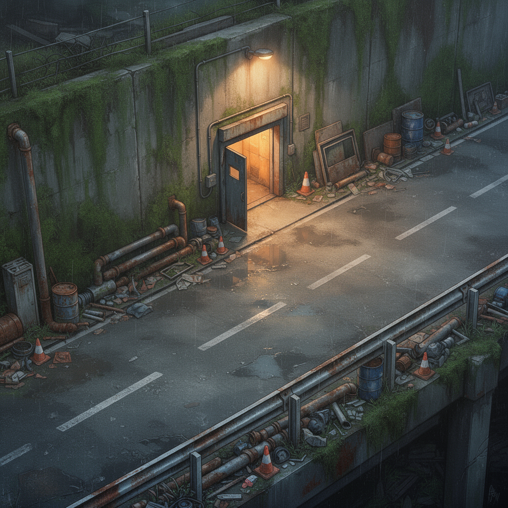 Image: Repaint this exact scene as a photorealistic paint
