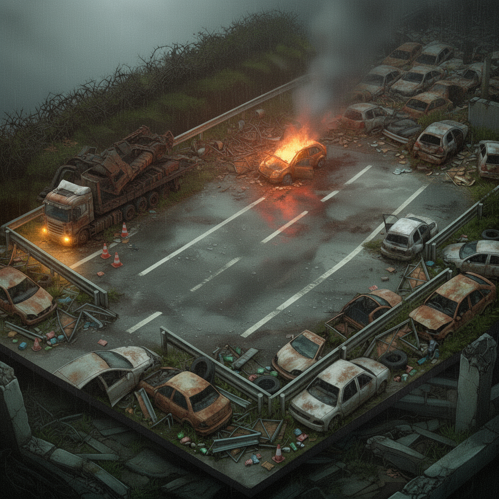 Image: Repaint this exact scene as a photorealistic paint