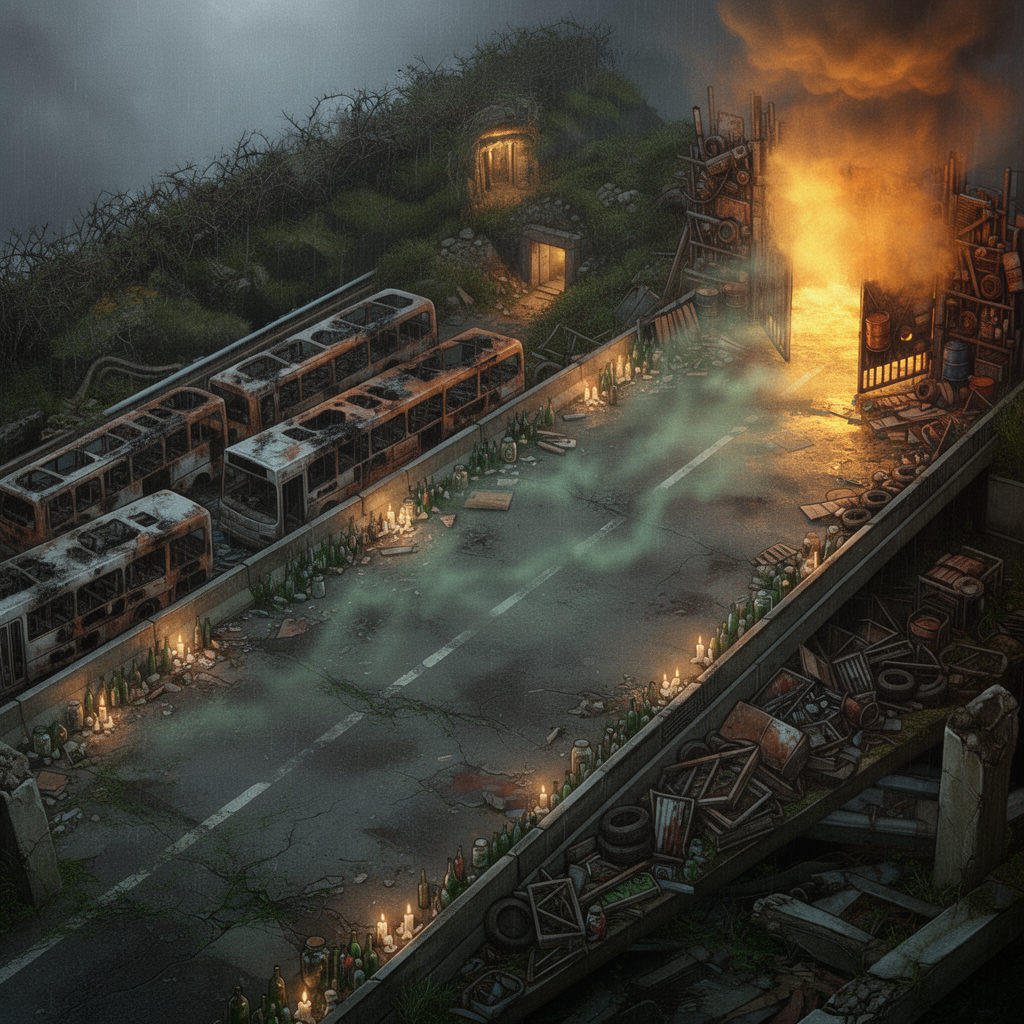 Image: Repaint this exact scene as a photorealistic paint