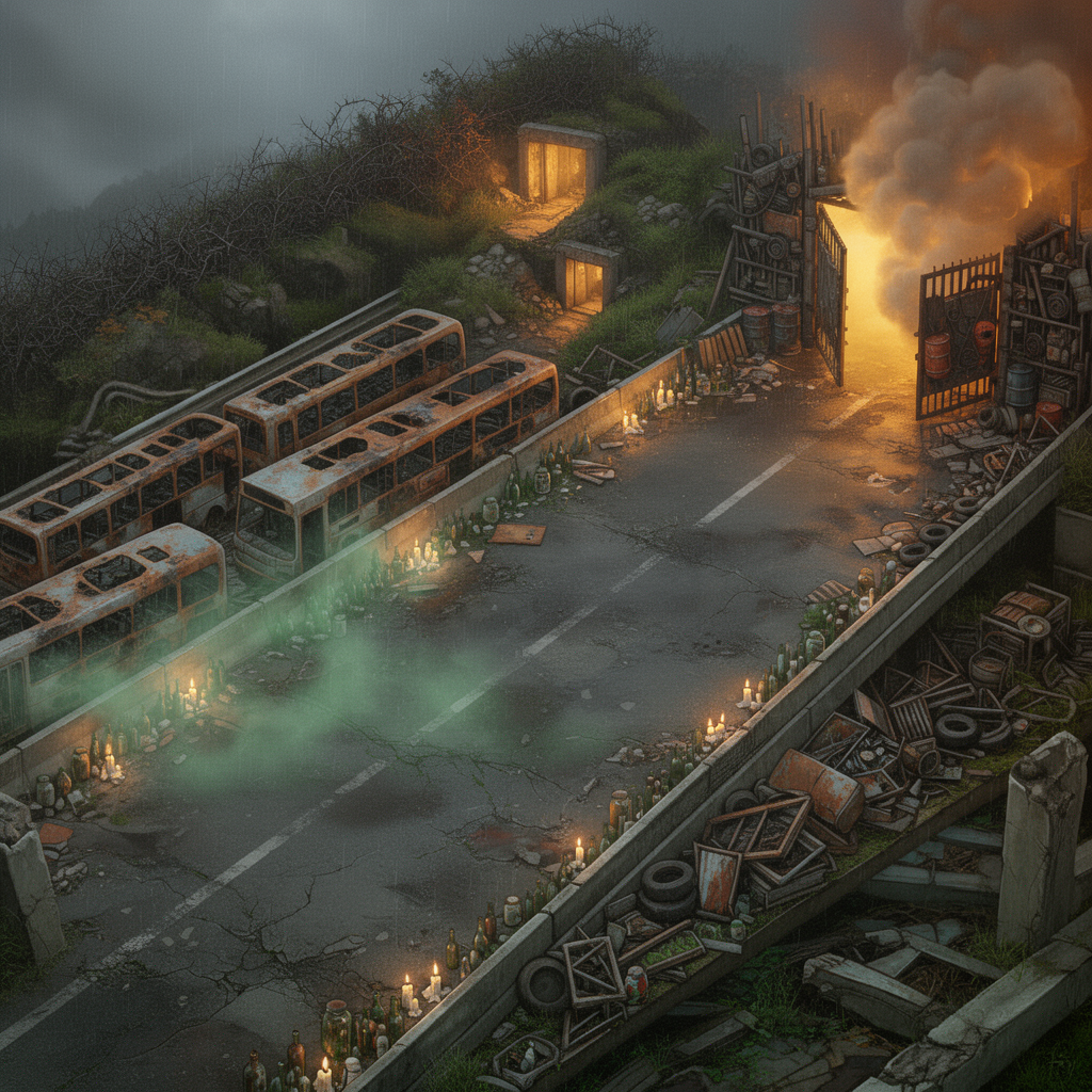 Image: Repaint this exact scene as a photorealistic paint