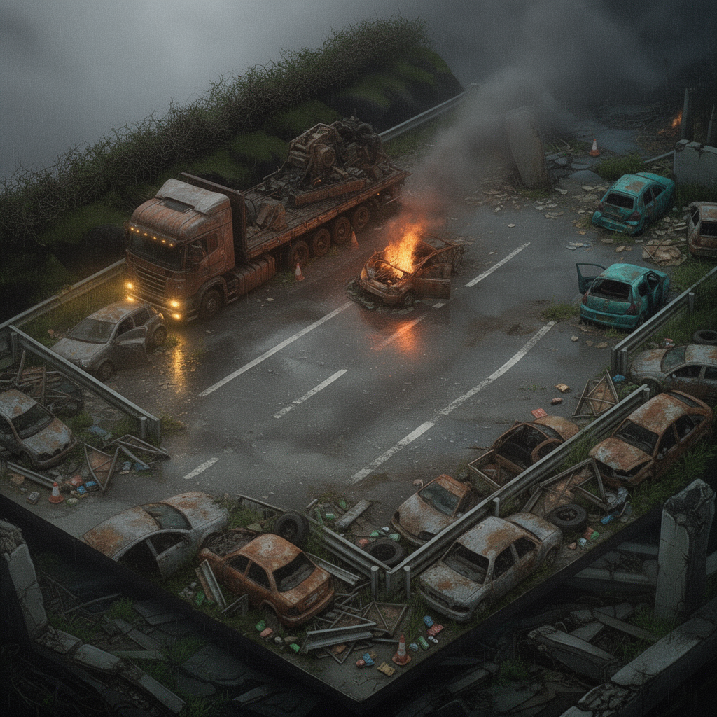 Image: Repaint this exact scene as a photorealistic paint