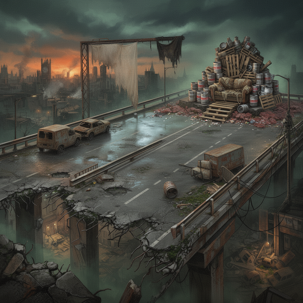 Image: Repaint this exact scene as a photorealistic paint