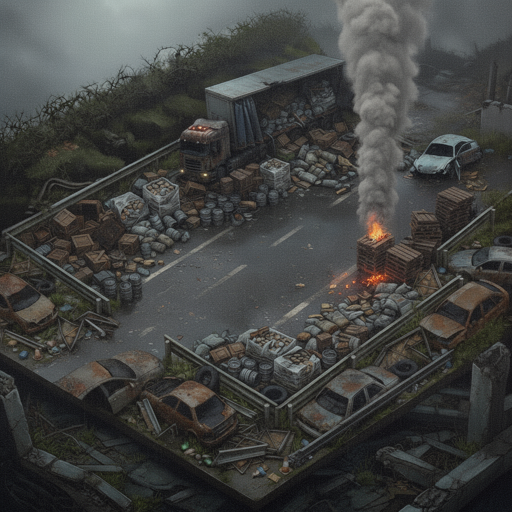 Image: Repaint this exact scene as a photorealistic paint