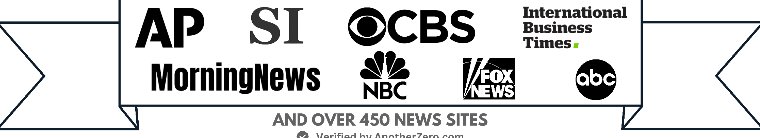 As seen on AP, CBS, NBC, Fox News, ABC and 450+ news sites
