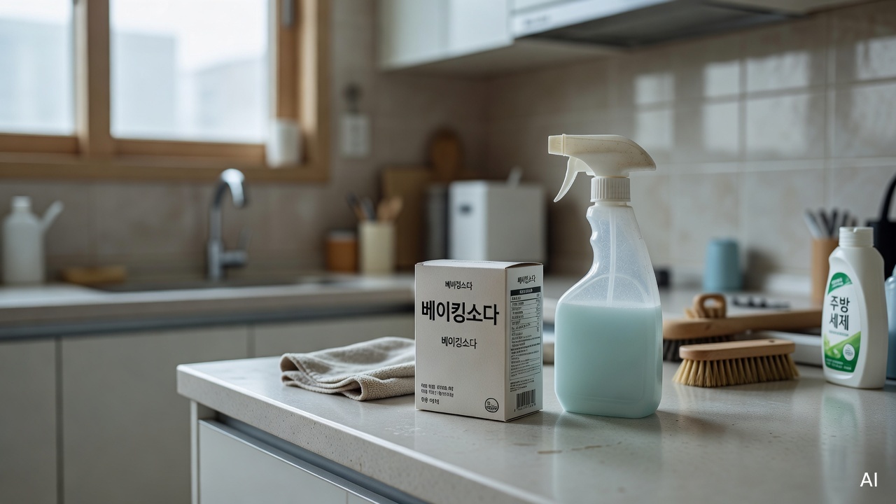 주방 기름때 5분 안에 제거하는 3가지 방법