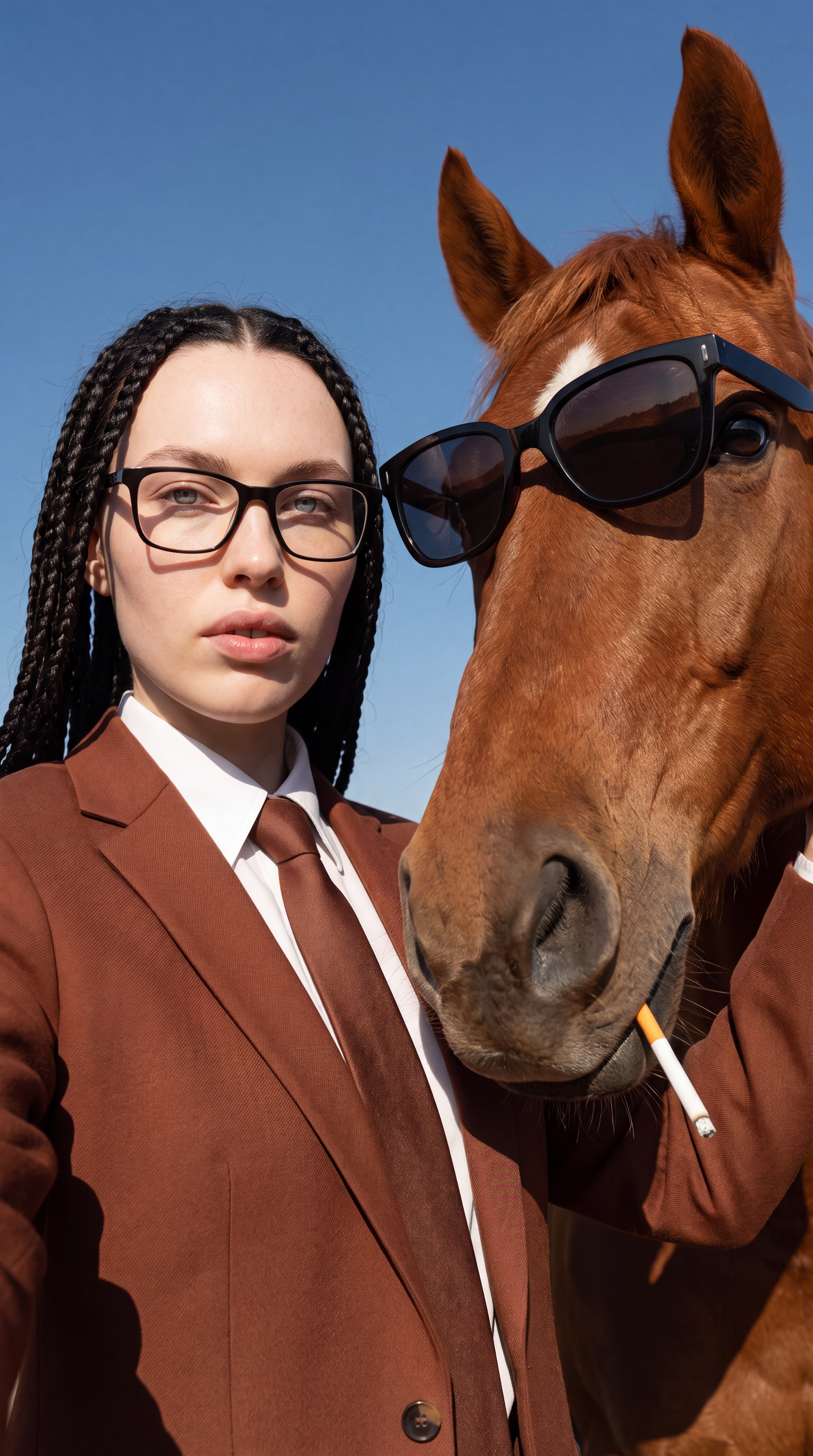 Executive Horse Selfie