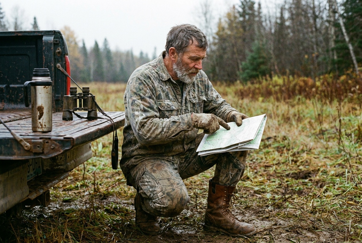 reading a property before hanging a stand