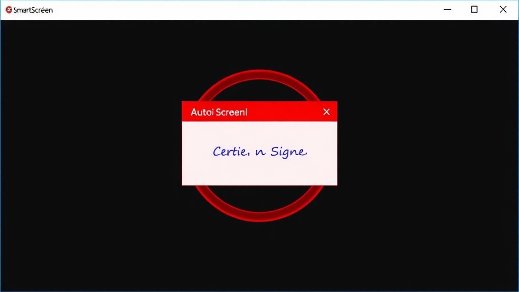 Certificat auto-signé bloqué par SmartScreen : signer correctement une application interne pour éviter l'avertissement rouge