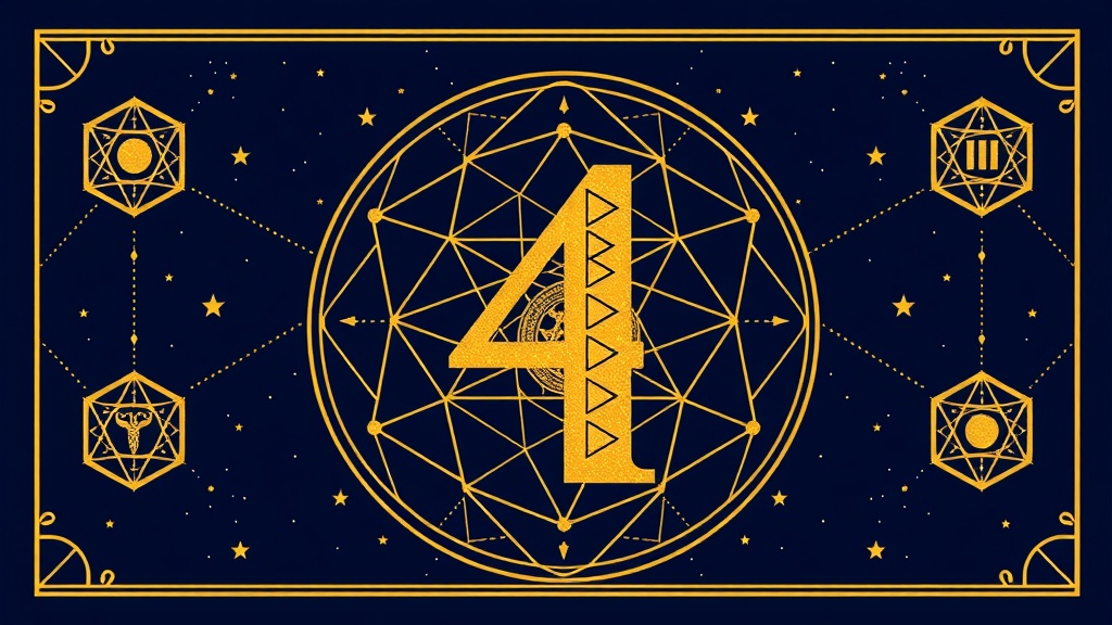 Número 4 na Numerologia: Estabilidade e Construção