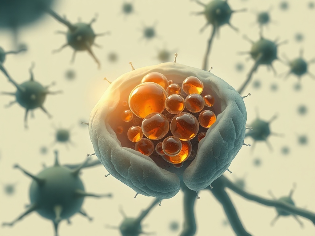 Image for Senescent Cells Accumulate Lipid Droplets, Linking Cellular Aging to Alzheimer's Pathology