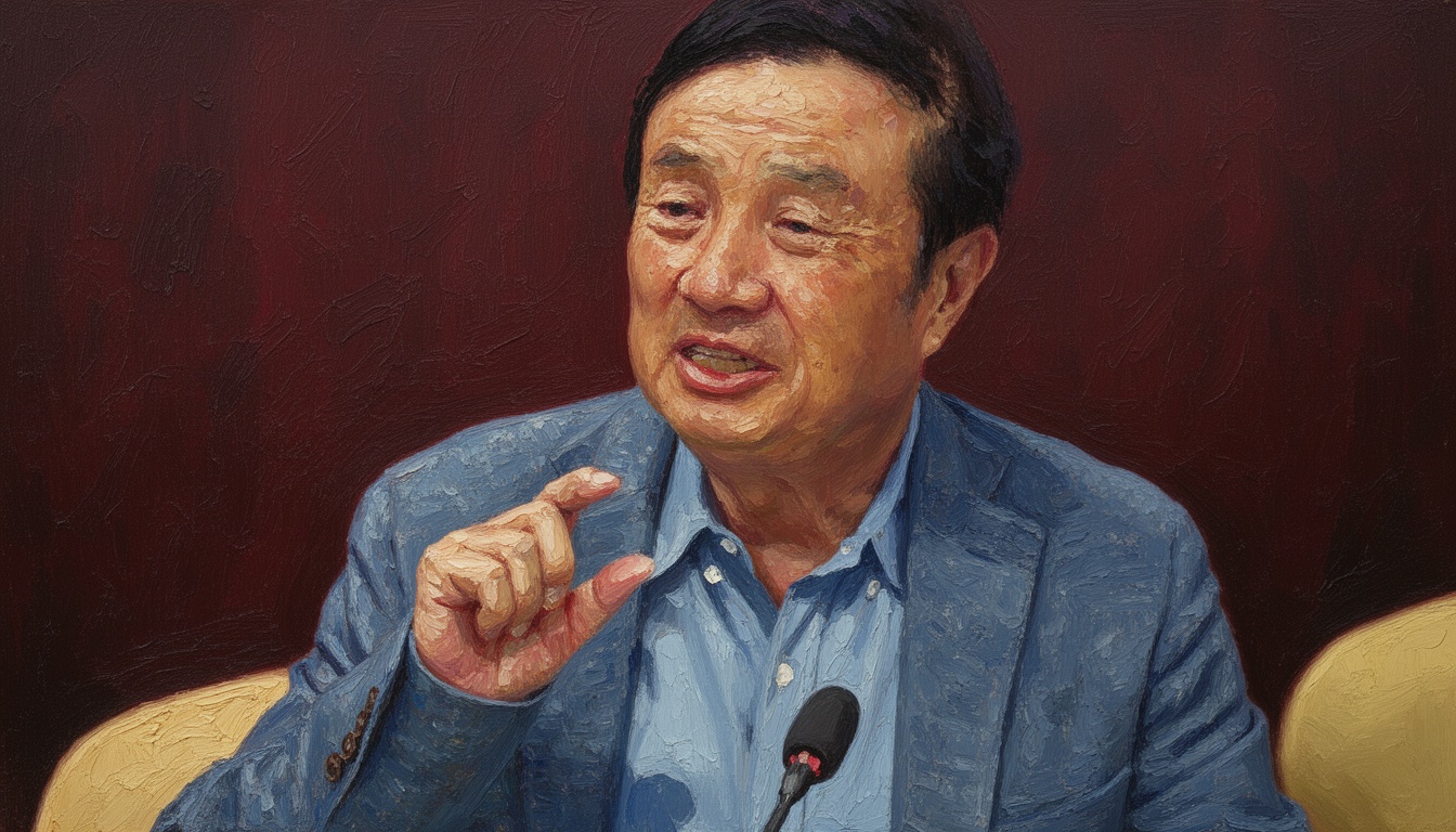 Huawei Founder Ren Zhengfei Champions Tau Scaling Law Against Sanctions