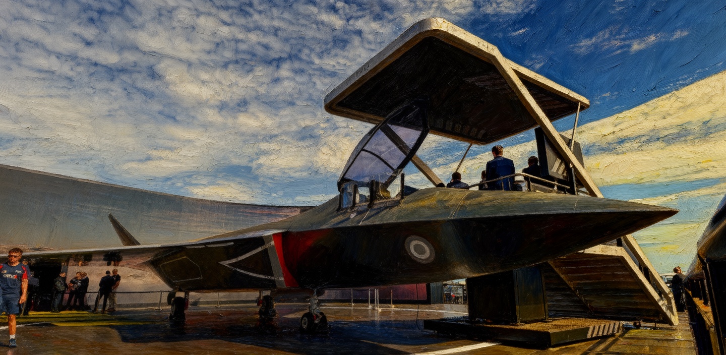 Japan-Italy-UK Fighter Jet Attracts Global Interest at Air Show