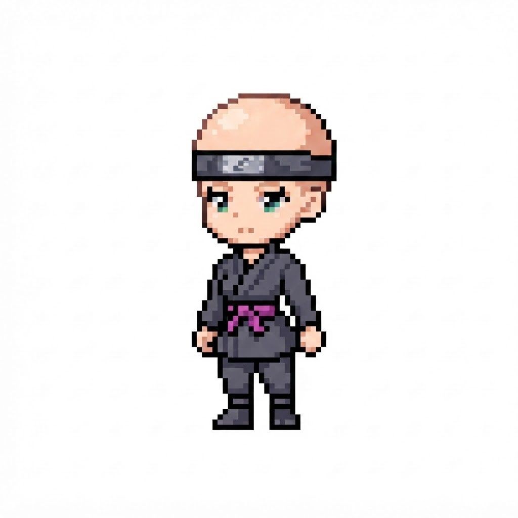 Image: BODY: a chibi ninja GIRL - clearly feminine: NARRO