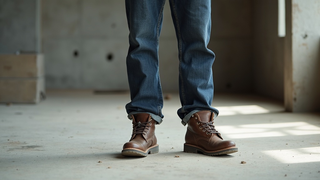 How to wear work boots with jeans men
