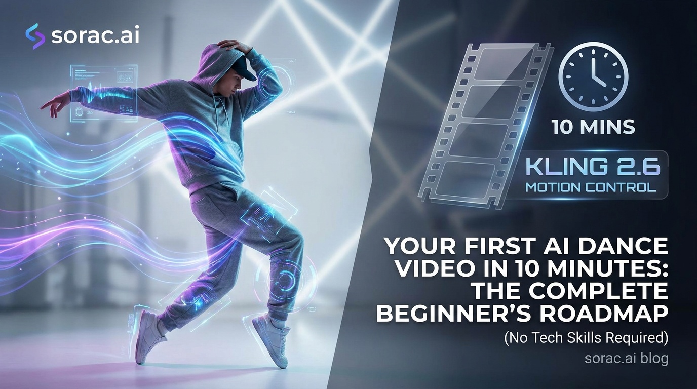 Your First AI Dance Video in 10 Minutes: The Complete Beginner's Roadmap to Kling 2.6 Motion Control (No Tech Skills Required)