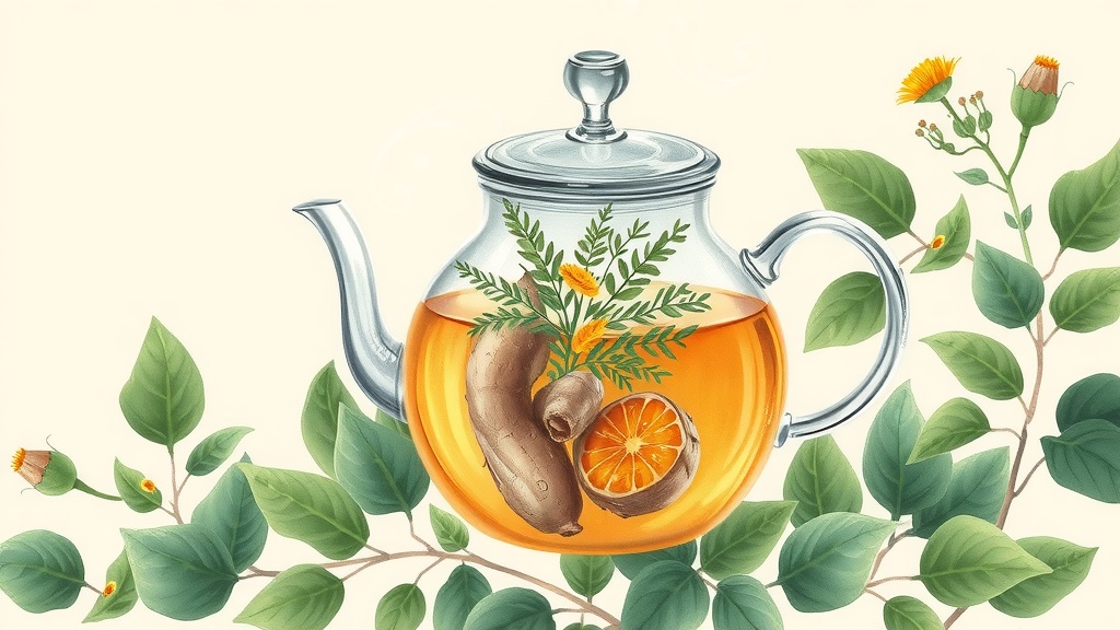 Chá de Gengibre e Cúrcuma: Anti-inflamação Natural