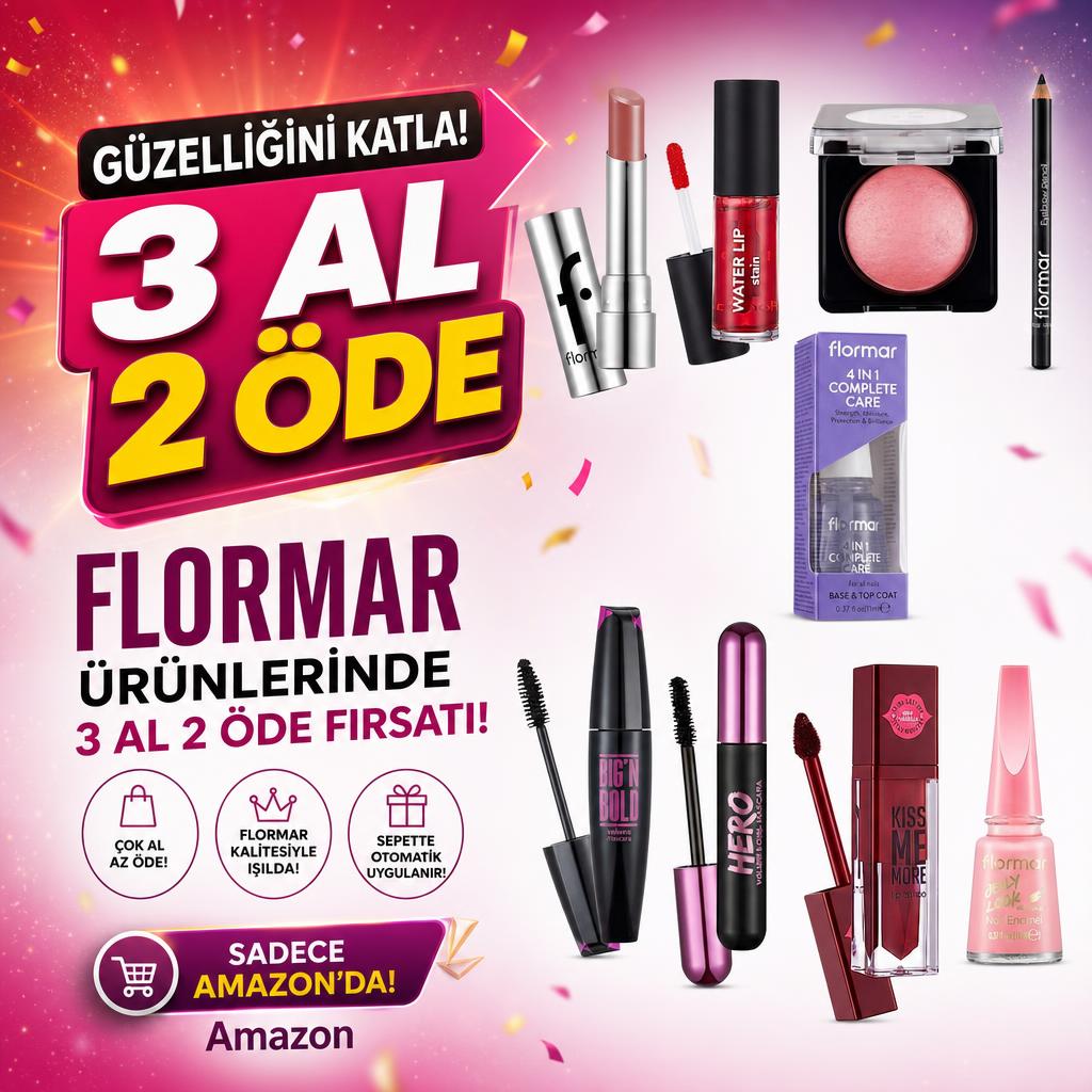 FLORMAR ÜRÜNLERİNDE 3 AL 2 ÖDE FIRSATI!