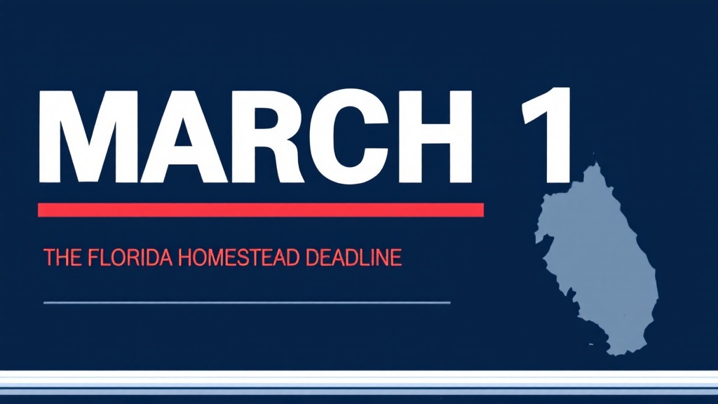 The March 1 Deadline: What Florida Homestead Actually Saves You