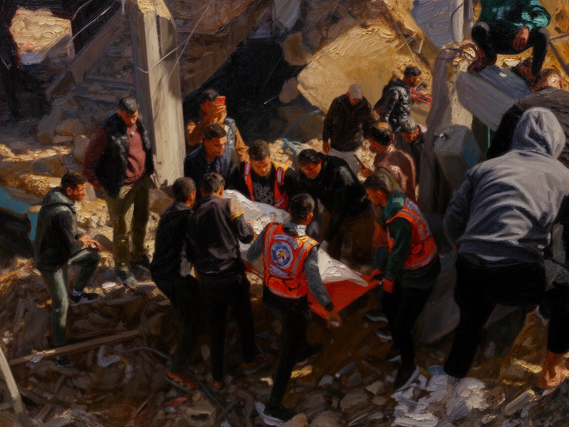 Hamas Police Chief in Northern Gaza Killed by Israeli Airstrike