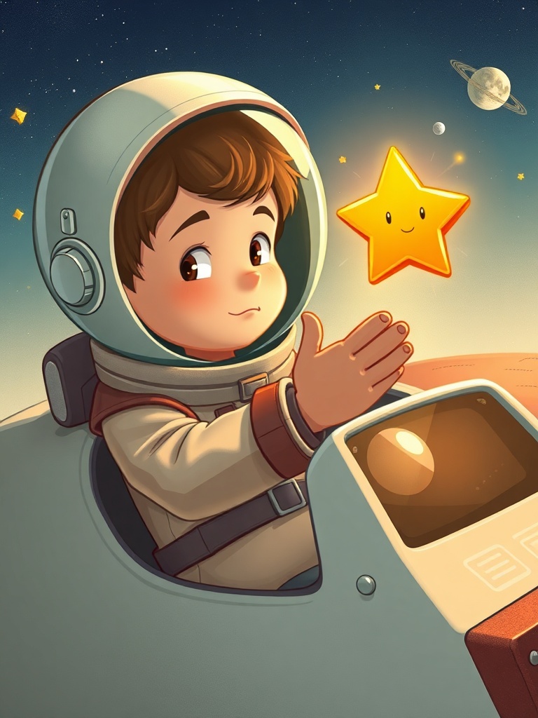 The Little Astronaut and the Lost Star