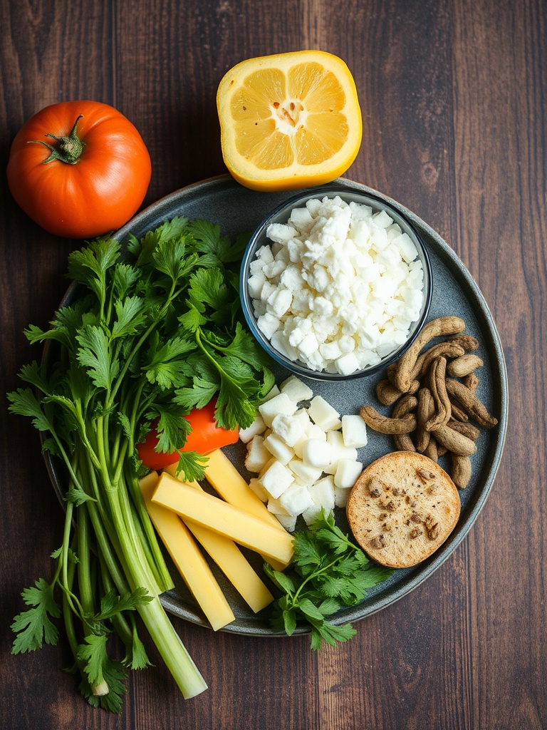 idee repas sain ingredients