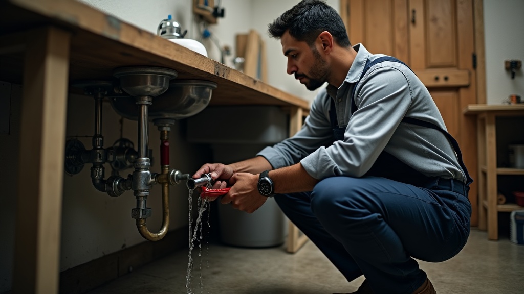 Ropa de trabajo para plomeros resistente al agua y químicos