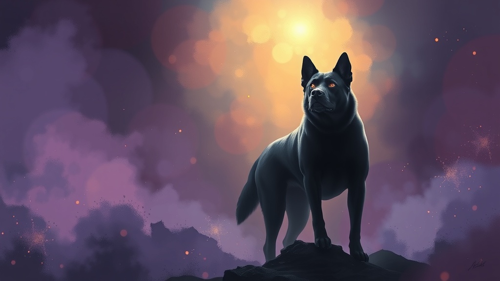 Sonhar com Cachorro Preto Protegendo: Significado Espiritual
