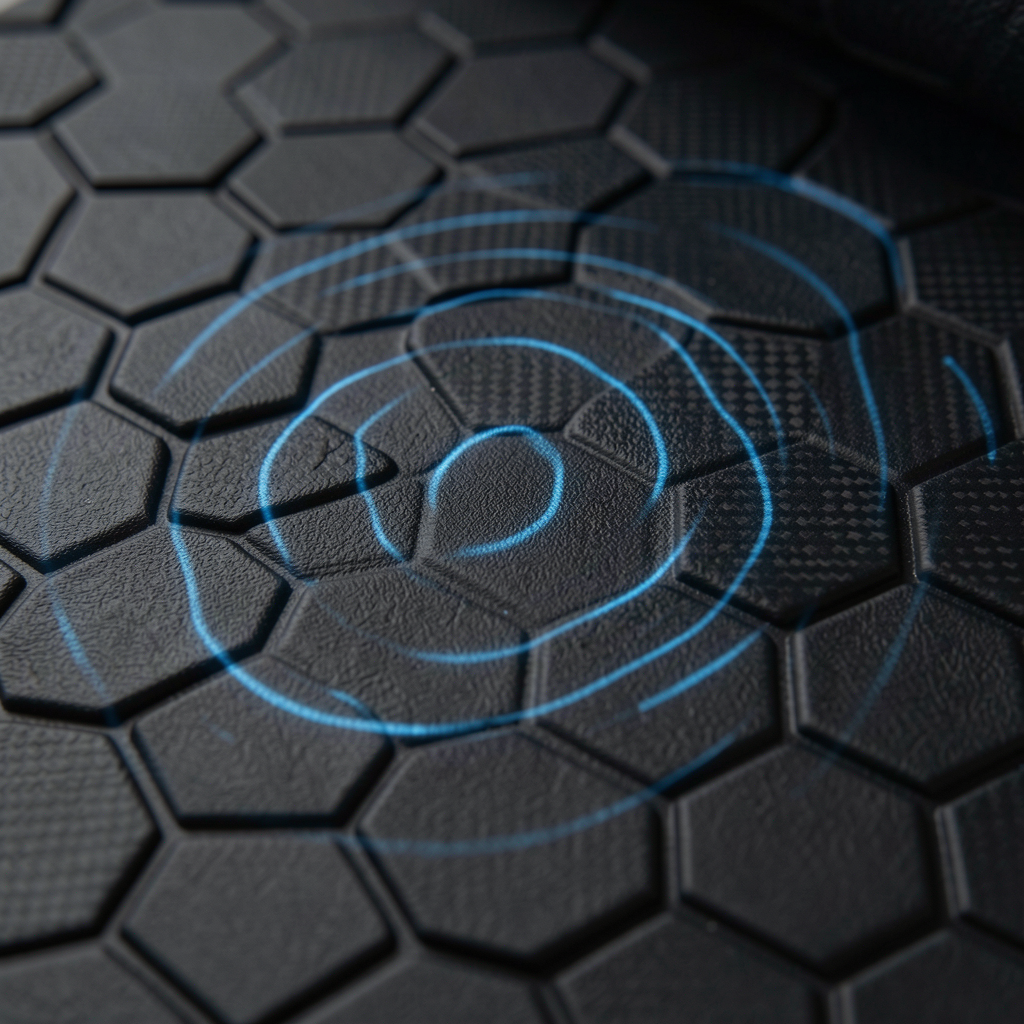 Resonant mat surface detail