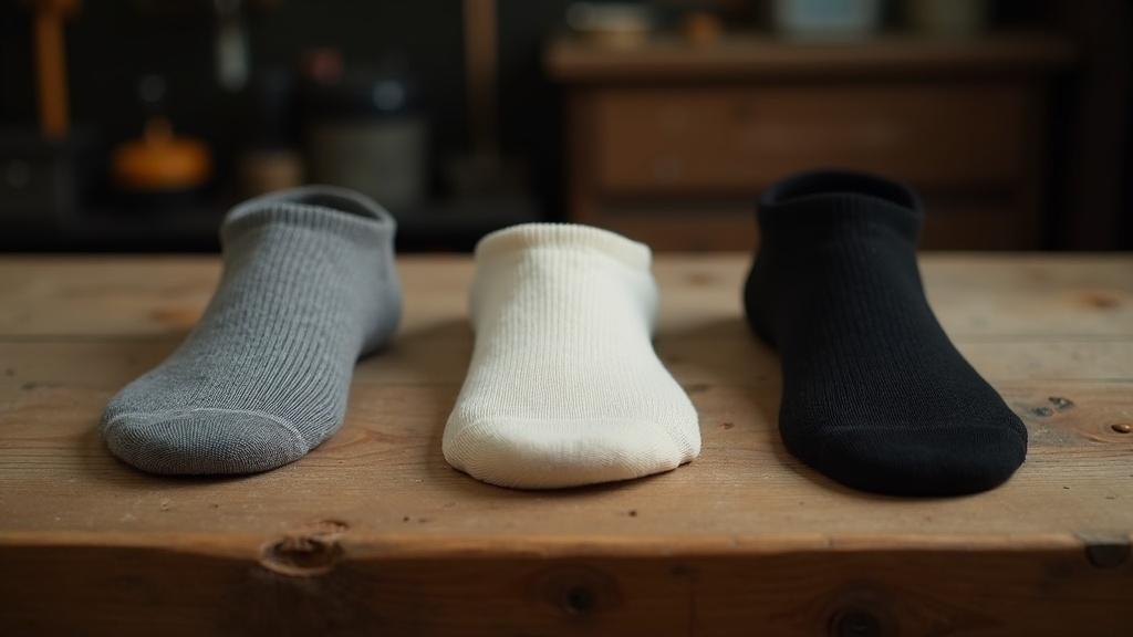 Comparativa de materiales de calcetines de trabajo: merino, bambú y sintético