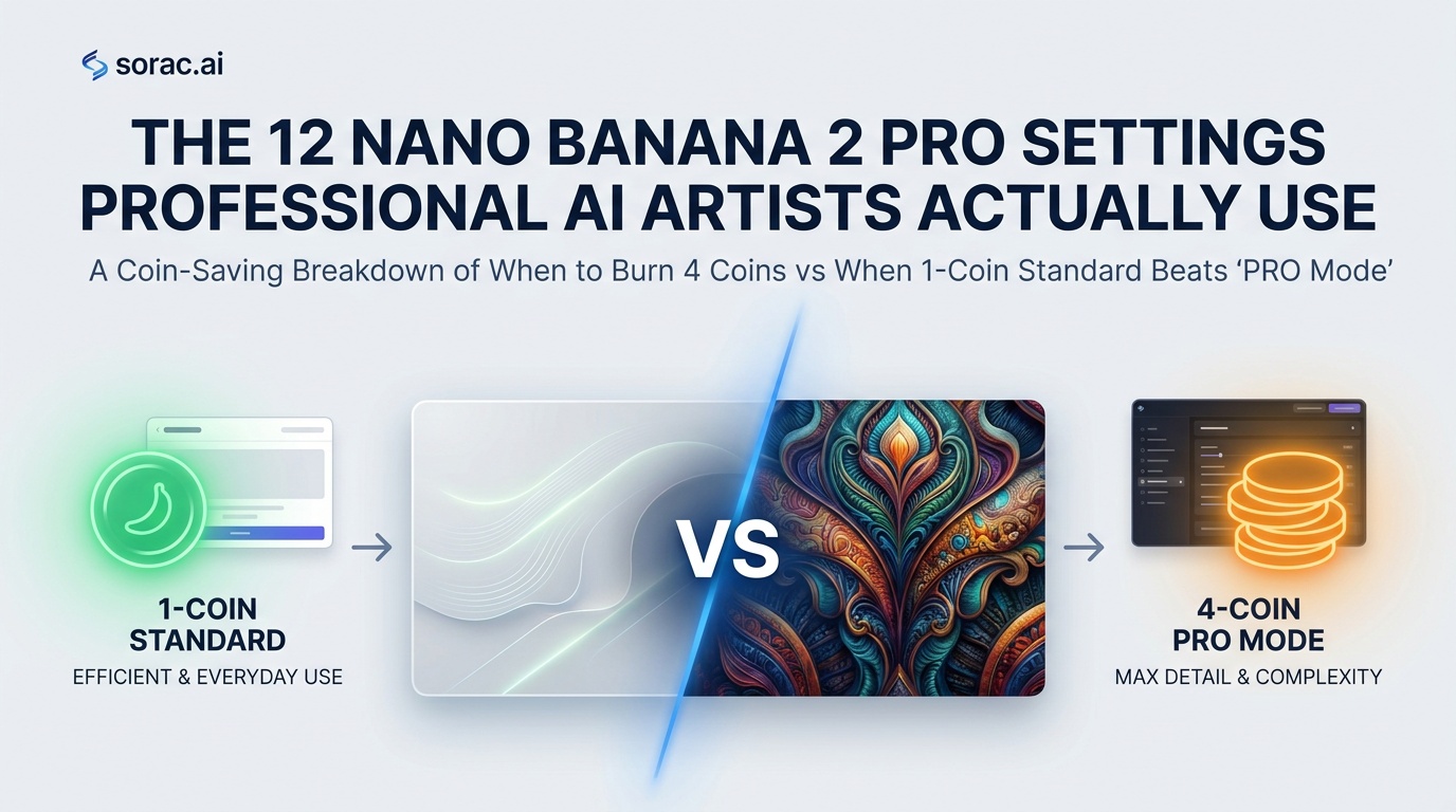 The 12 Nano Banana 2 Pro Settings Professional AI Artists Actually Use: A Coin-Saving Breakdown of When to Burn 4 Coins vs When 1-Coin Standard Beats 'PRO Mode'