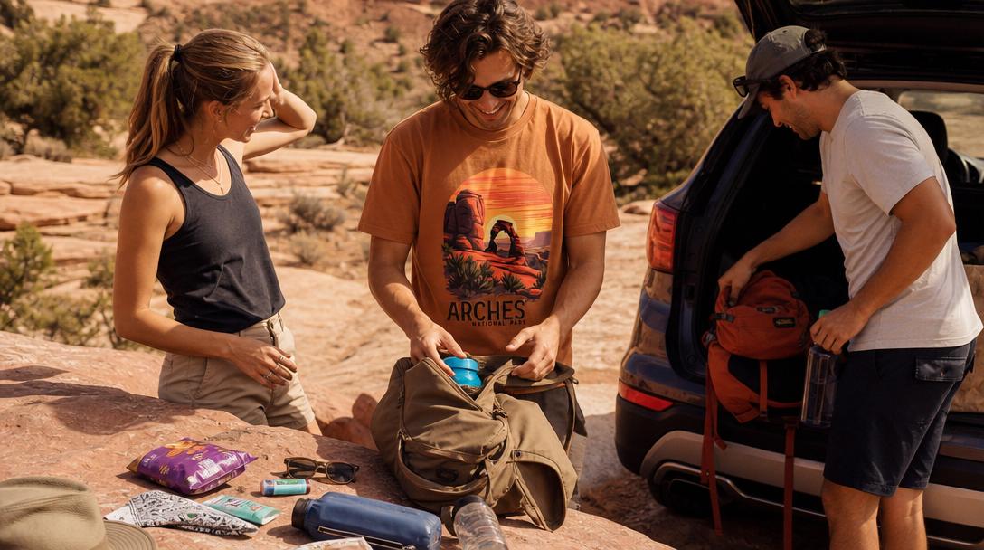 National Park Packing List by Environment