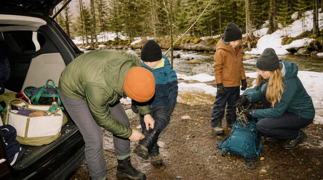 Packing essentials by trip type for Glacier National Park