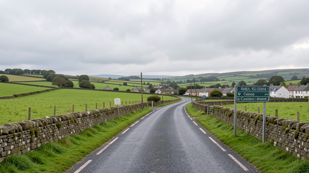 Countryside landscape near Midleton, Co. Cork