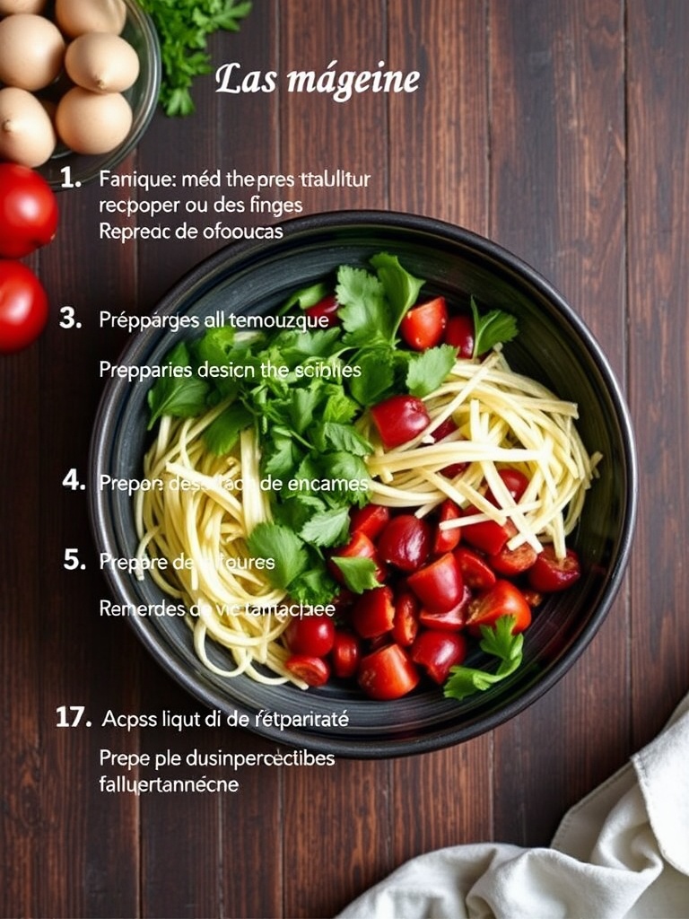 idée de menu pour la semaine preparation