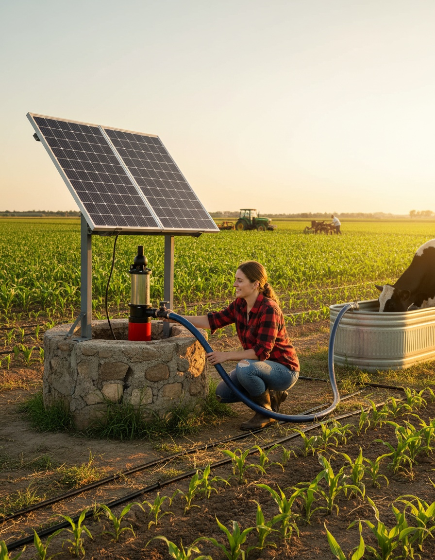 Sistema de bombeo solar 24V: Innovación para la extracción de agua en zonas sin electricidad