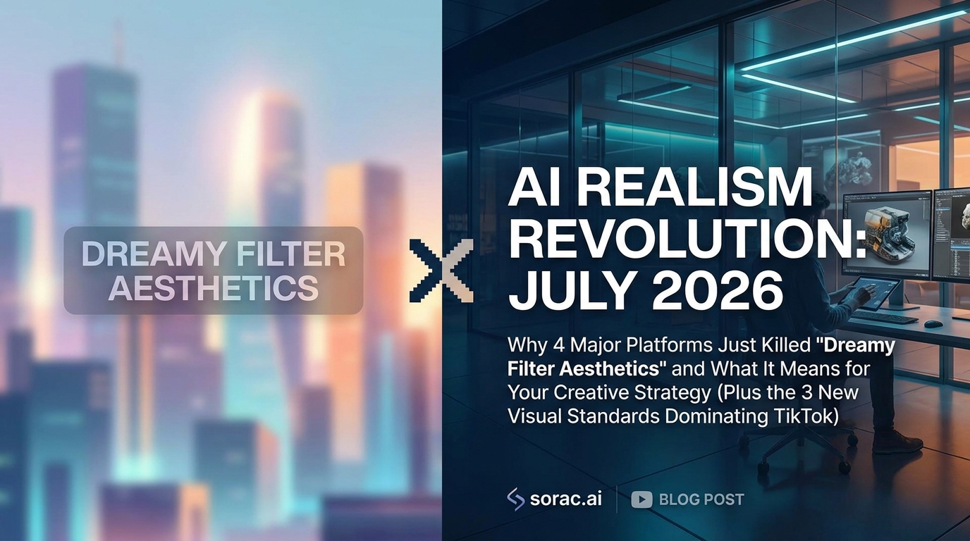 The AI Realism Revolution of July 2026: Why 4 Major Platforms Just Killed 'Dreamy Filter Aesthetics' and What It Means for Your Creative Strategy (Plus the 3 New Visual Standards Dominating TikTok)
