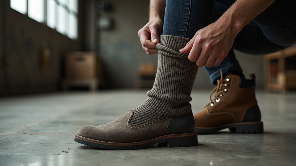 Steel toe boot socks wool thickness and construction guide