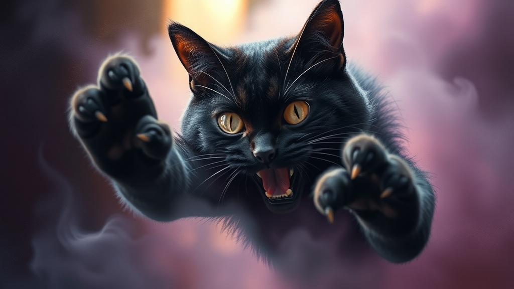 Sonhar com Gato Preto Atacando: Simbolismo e Proteção