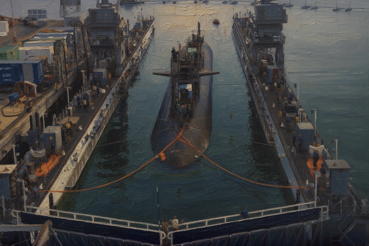 Australia Chooses Leidos Gibbs & Cox for AUKUS Dry Dock Design