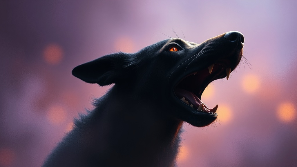 Sonhar com Cachorro Preto Latindo: Significado e Aviso