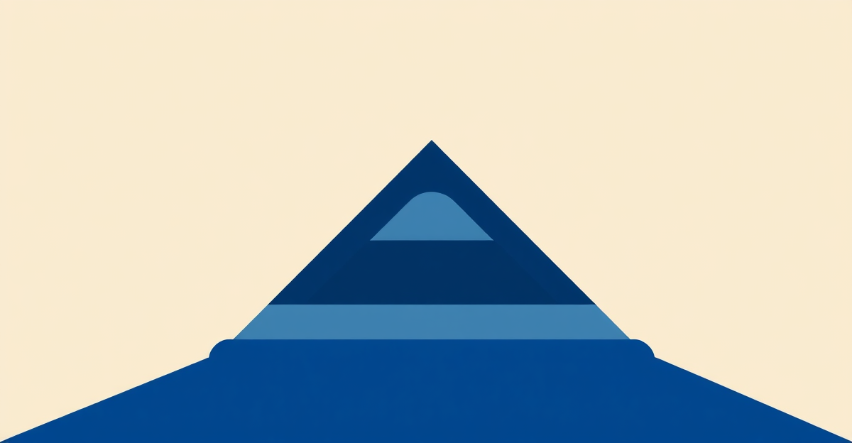 Illustration abstraite — Souverainete et IA