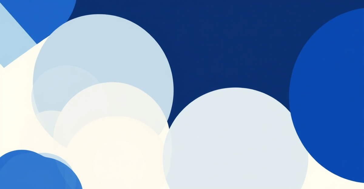 Illustration abstraite — Combiner IA + No Code pour construire un CRM personnalise en 2…
