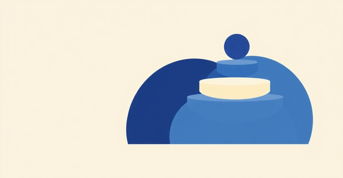 Illustration abstraite — Choisir entre formation IA interne et agence externe